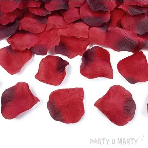 platki roz classic czerwony cieniowany partydeco 500 szt