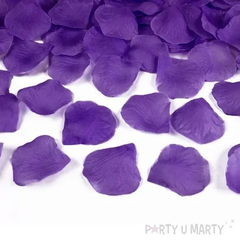 platki roz classic fioletowe partydeco 500 szt