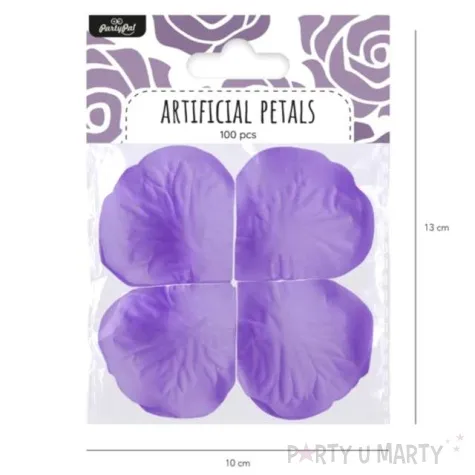 platki roz classic fioletowe partypal 100 szt
