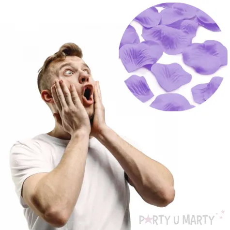 platki roz classic fioletowe partypal 500 szt