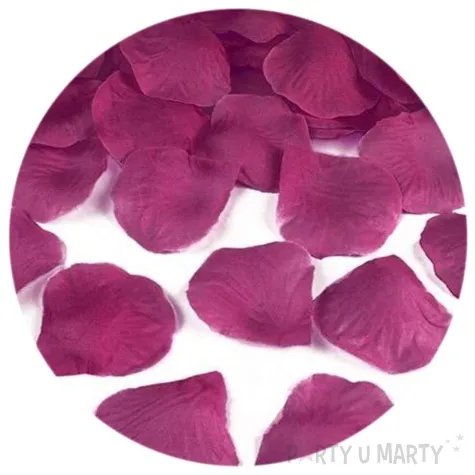 platki roz classic rozowe ciemne partydeco 100 szt