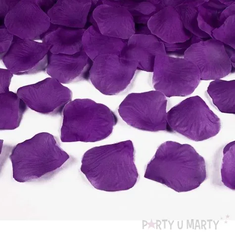 platki roz classic sliwkowe ciemne partydeco 100 szt