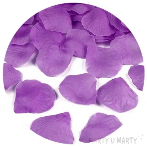 platki roz classic sliwkowe jasne partydeco 100 szt