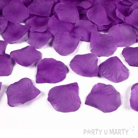 platki roz classic sliwkowe partydeco 100 szt