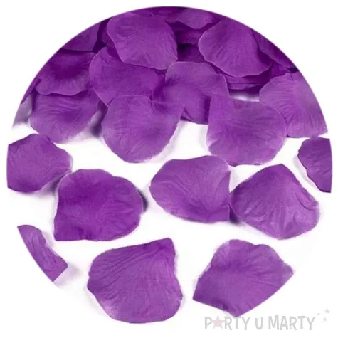 platki roz classic sliwkowe partydeco 500 szt