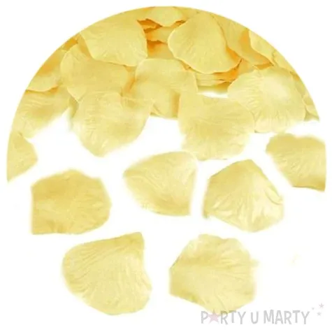 platki roz classic zolte partydeco 500 szt