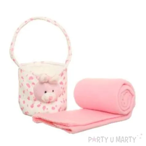 pluszowy koszyczek kroliczek