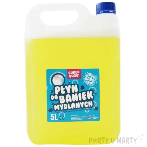plyn do baniek mydlanych super duze slupskie banki mydlane 5 l