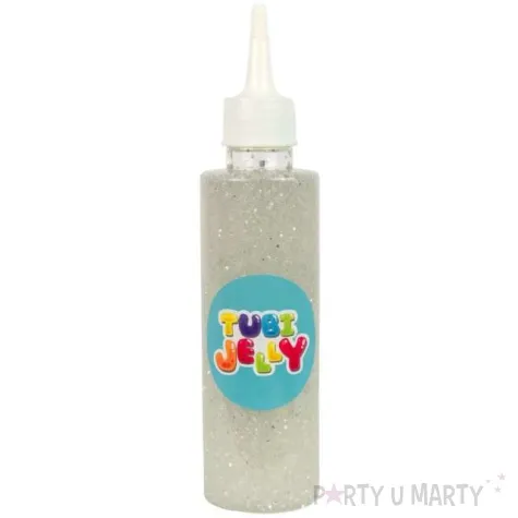 plyn zelowy tubi jelly srebrny brokatowy tuban 150 ml