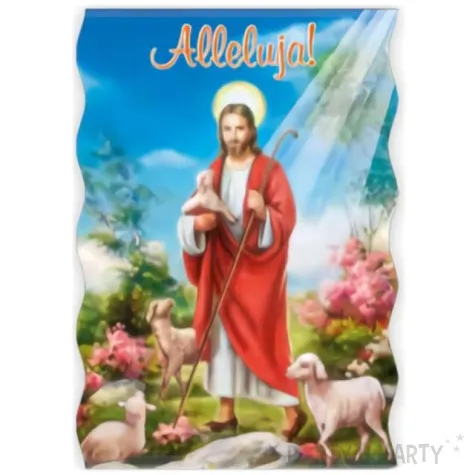 pocztowka alleluja jezus na lace maki 104 x 147 mm