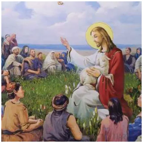 pocztowka wesolego alleluja jezus naucza maki 104 x 147 mm