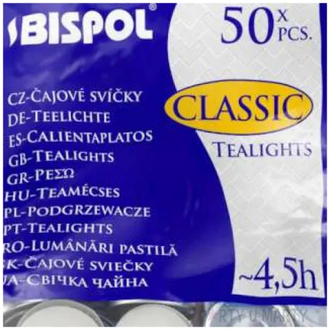 podgrzewacz classic 4 5h bispol 50 szt