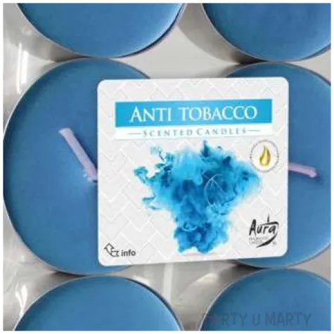podgrzewacz zapachowy anty tabak aura 8h 6 szt