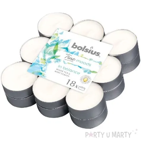podgrzewacz zapachowy biala herbata true moods bolsius 38 mm 18 szt
