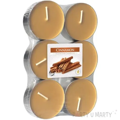 podgrzewacz zapachowy cynamon bispol 8h 6 szt