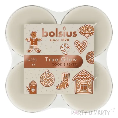 podgrzewacz zapachowy krem nugatowy bialy bolsius 8h 8 szt