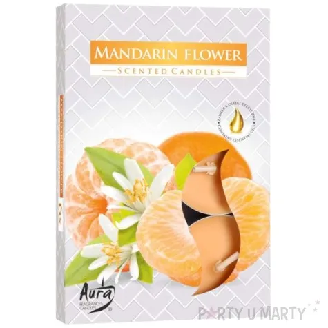 podgrzewacz zapachowy kwiat mandarynki bispol 4h 6 szt