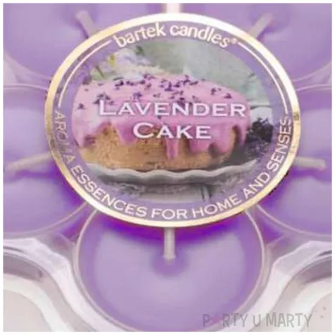podgrzewacz zapachowy lavender cake bartek candles 5 szt