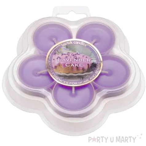 podgrzewacz zapachowy lavender cake bartek candles 5 szt