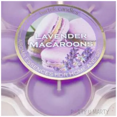 podgrzewacz zapachowy lavender macaroons lawendowy bartek candles 5 szt