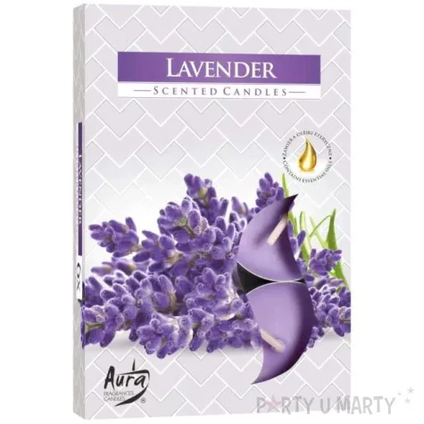 podgrzewacz zapachowy lawenda bispol 4h 6 szt