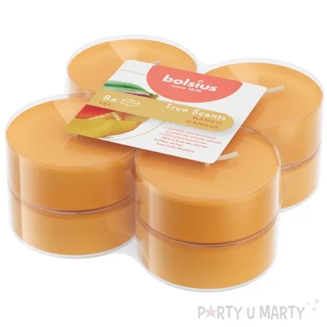 podgrzewacz zapachowy mango pomaranczowy bolsius 8h 8 szt