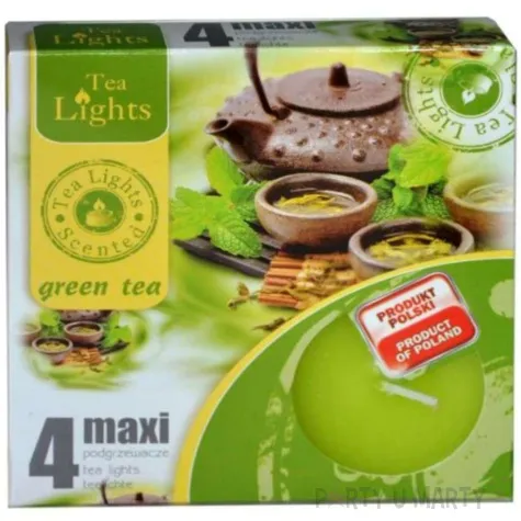 podgrzewacz zapachowy maxi green tea admit 4 szt