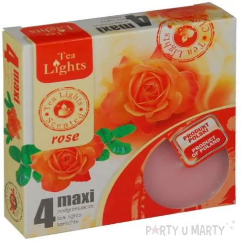 podgrzewacz zapachowy maxi rose ravi 4 szt