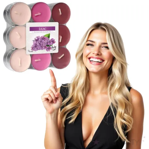 podgrzewacz zapachowy miks kolorow bez bispol 4h 18 szt