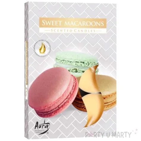 podgrzewacz zapachowy slodkie makaroniki bispol 4h 6 szt