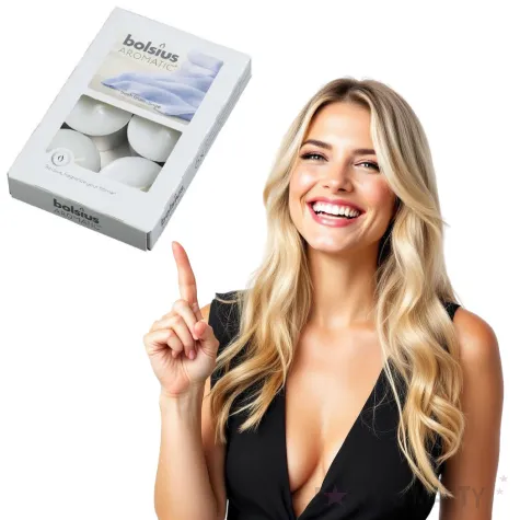 podgrzewacz zapachowy swieze pranie aromatic bialy bolsius 6 szt
