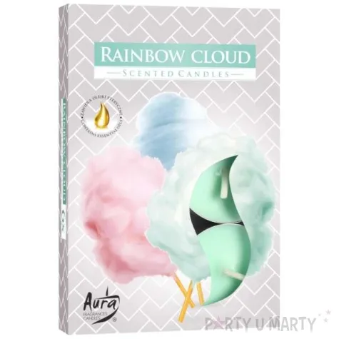 podgrzewacz zapachowy teczowa chmurka bispol 4h 6 szt