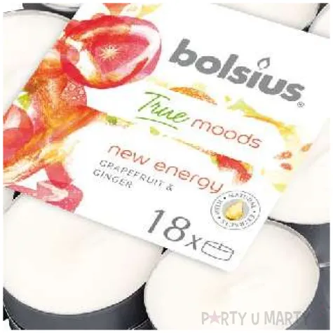 podgrzewacz zapachowy true moods grejpfrut i pomarancza bolsius 4h 18 szt