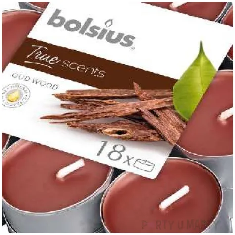 podgrzewacz zapachowy true scents drzewo agarowe bolsius 4h 18 szt