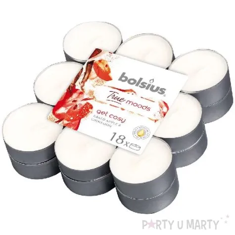 podgrzewacz zapachowy true scents jablko z cynamonem bolsius 4h 18 szt