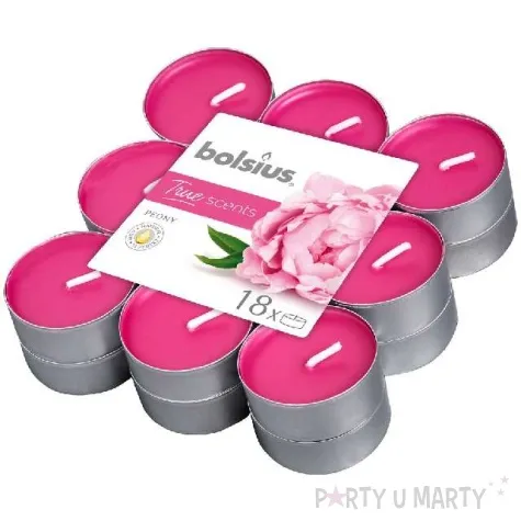 podgrzewacz zapachowy true scents piwonia bolsius 4h 18 szt