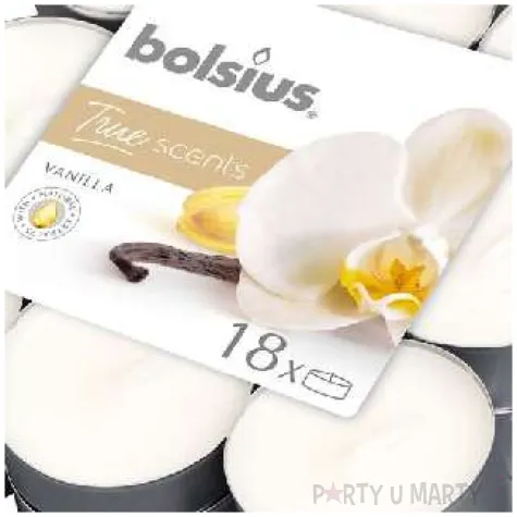 podgrzewacz zapachowy true scents wanilia bolsius 4h 18 szt