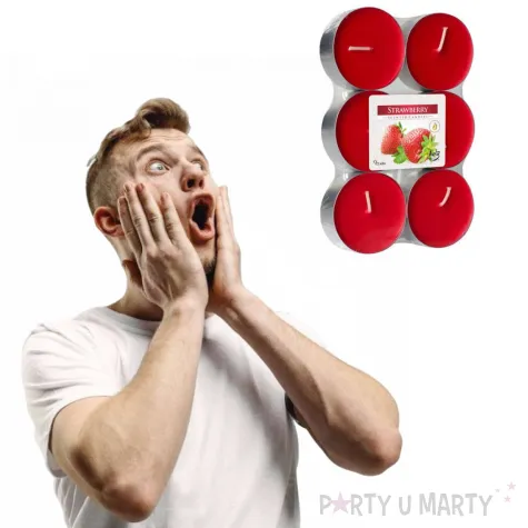 podgrzewacz zapachowy truskawka bispol 8h 6 szt