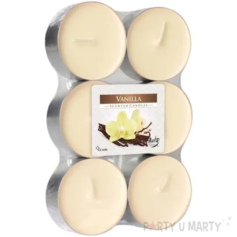 podgrzewacz zapachowy wanilia bispol 8h 6 szt