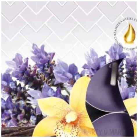 podgrzewacz zapachowy wanilia lawenda aura 4h 6 szt