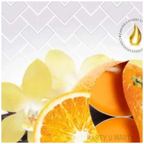 podgrzewacz zapachowy wanilia pomarancza bispol 4h 6 szt