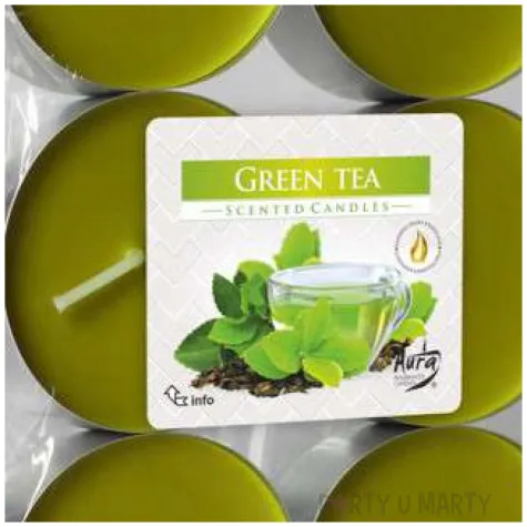 podgrzewacz zapachowy zielona herbata bispol 8h 6 szt