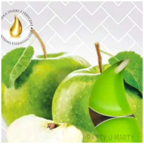 podgrzewacz zapachowy zielone jablko bispol 4h 6 szt