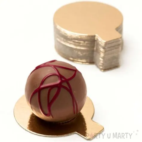 podklad monoporcja classic zloty demmler 8 cm 10 szt