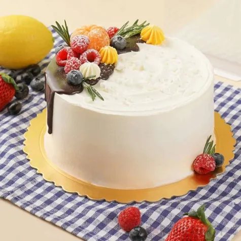 podklad pod tort falisty brzeg zloty dekora 20 cm