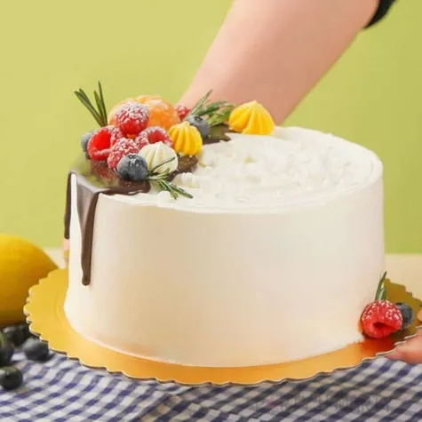 podklad pod tort falisty brzeg zloty dekora 30 cm