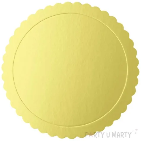 podklad pod tort falisty brzeg zloty partypal 20 cm