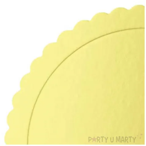 podklad pod tort falisty brzeg zloty partypal 20 cm