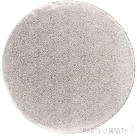 podklad pod tort glamour srebrny dekora 30 cm 1 2 cm