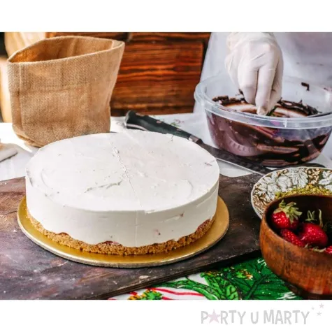 podklad pod tort premium bialy toledo 32 cm